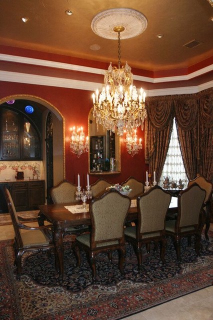 Formal Mediterranean mediterran-esszimmer