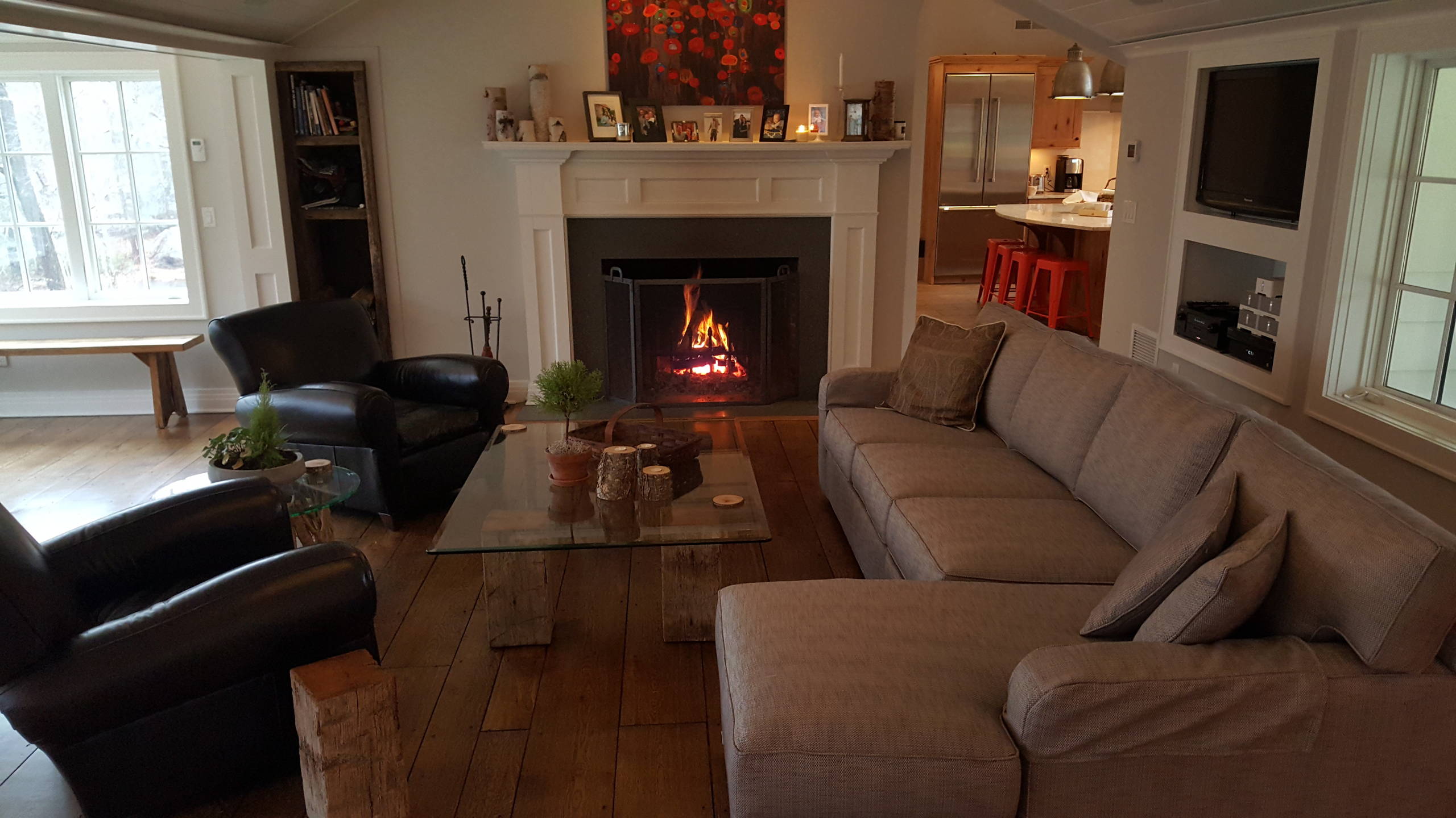 Pound Ridge Transitional Farmhouse
