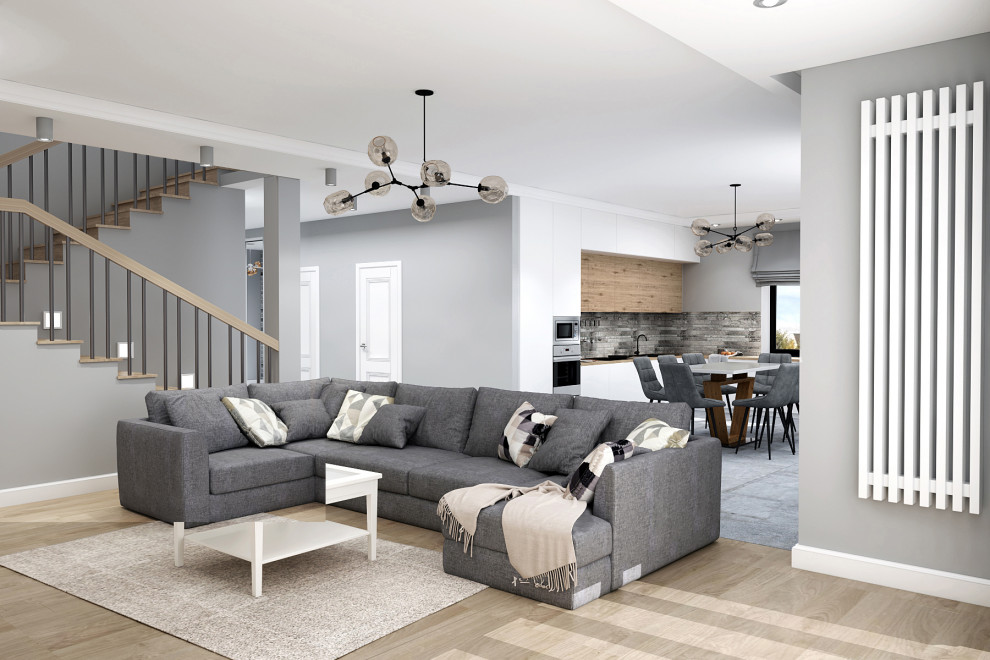 Интерьер тау хауса в скандинавском стиле