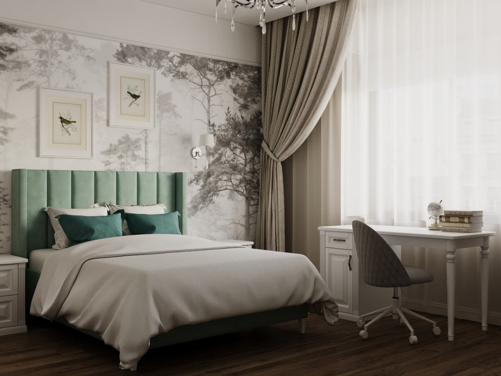 Дизайн-проект квартиры в "Сталинке" в классическом стиле