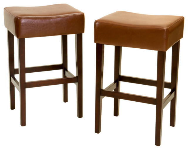 Gdf Studio Duff Backless Leather, Bar Stools Backless Leather