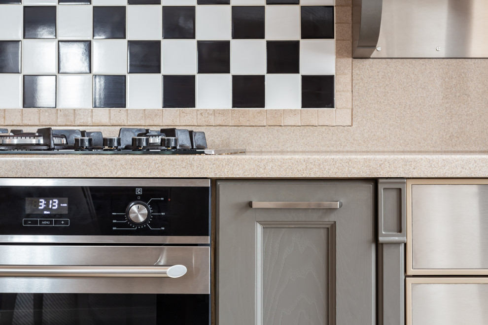 Стильная дизайнерская кухня