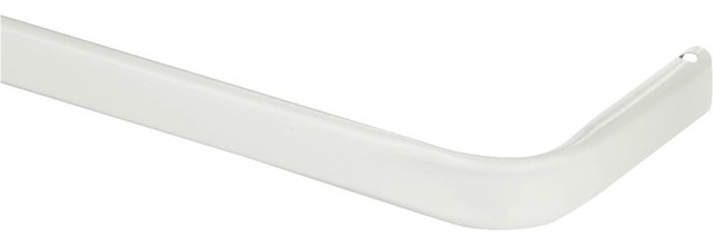 White 28-48 KENNEY MFG CO Kenney KN526 Heavy Duty Single Curtain Rod 28-48
