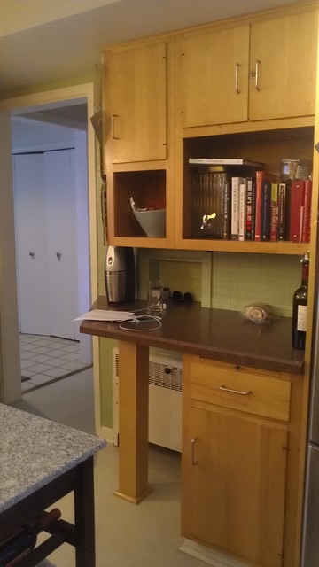 Kitchen with Added Flow and Function transitional