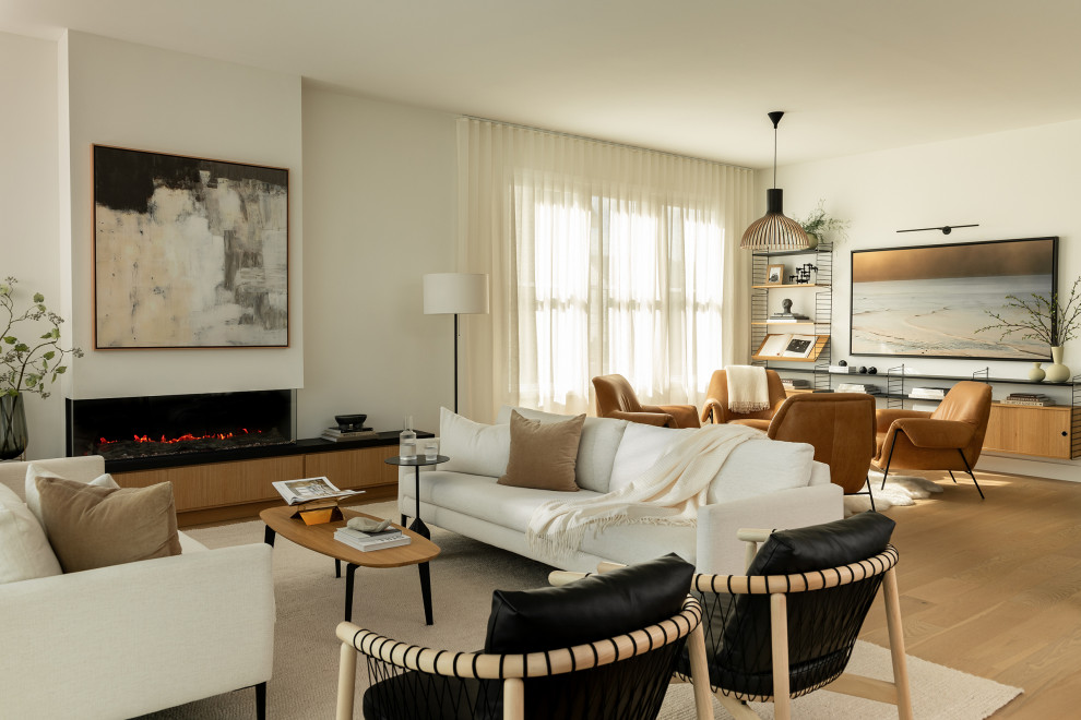A Cozy Conversation Room - Modern - Living Room - DC Metro - by Halcyon ...