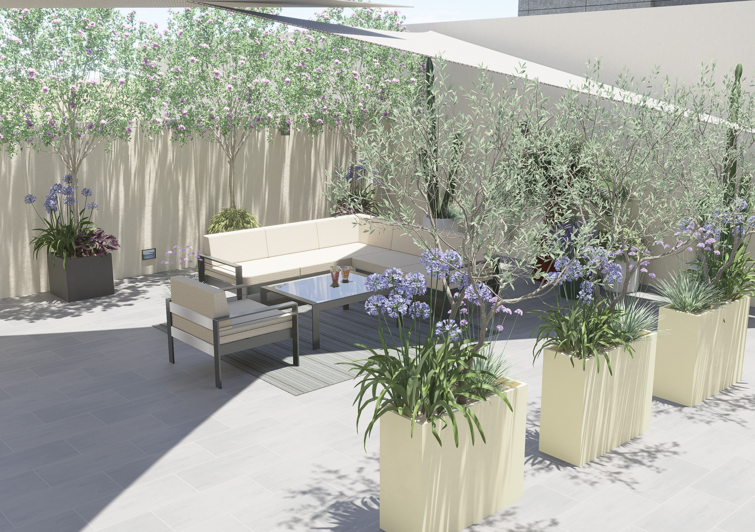 Una vita sulla terrazza romana