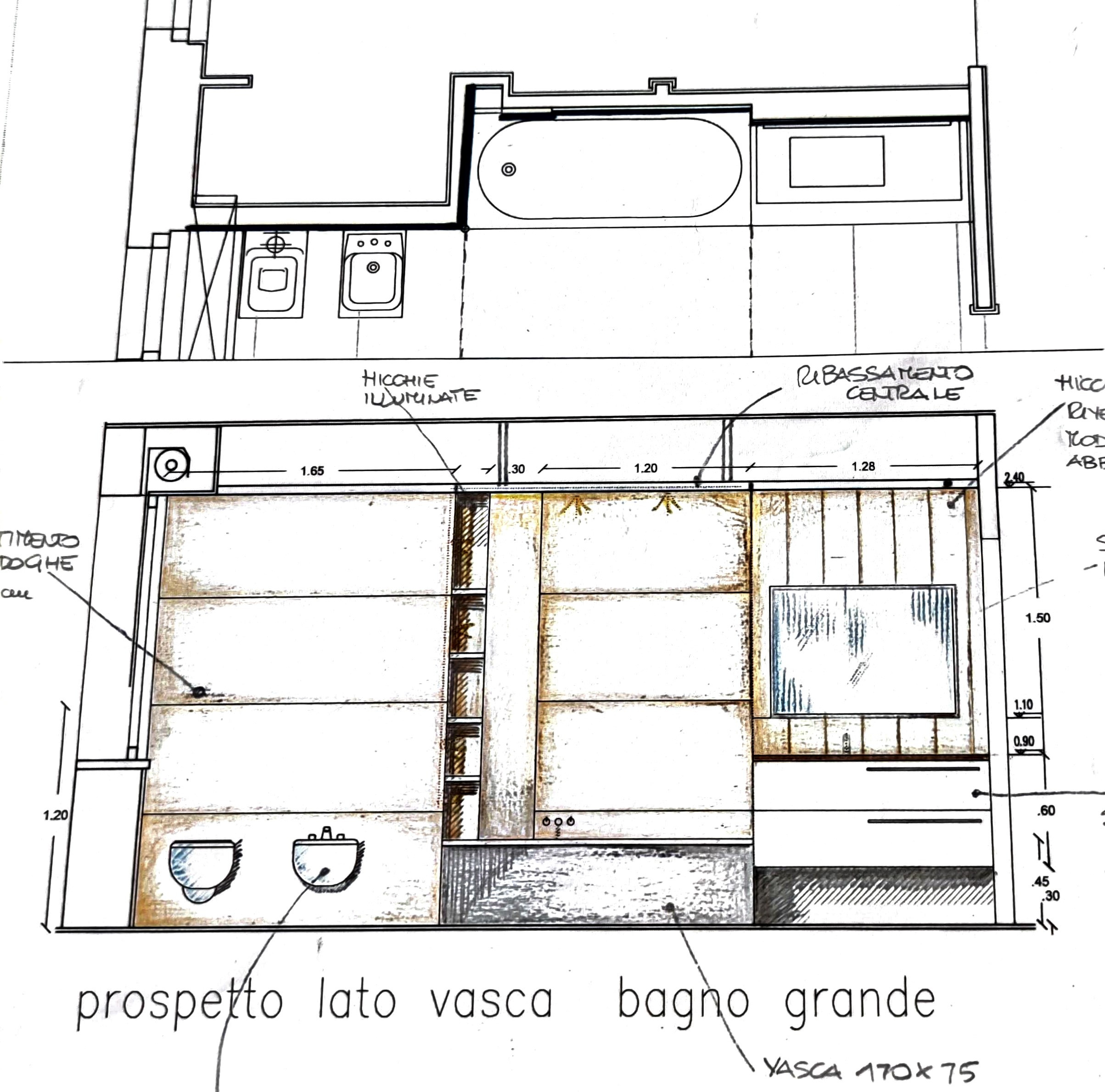 PROSPETTO BAGNO  PADRONALE