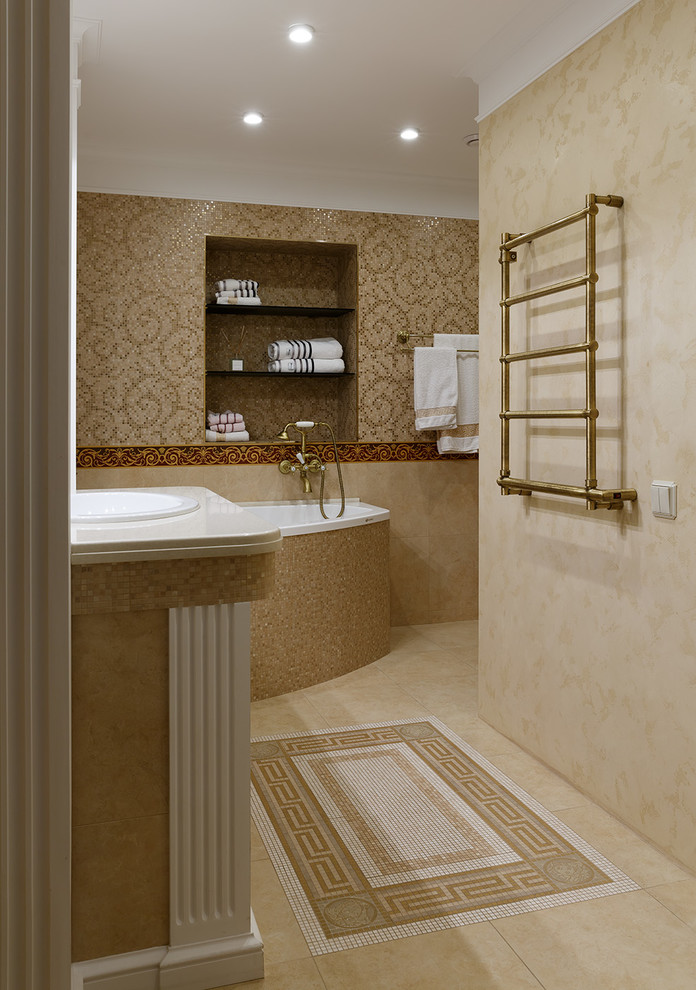 Квартира в Петродворце в классическом стиле - 124 м²