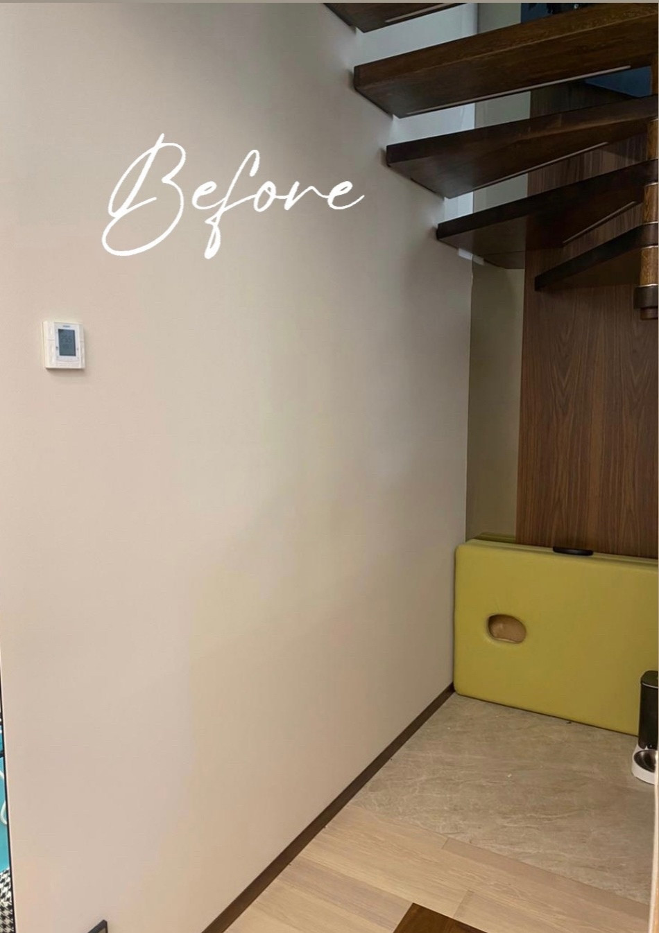 Настенный комплекс для кошек из шпона американского ореха