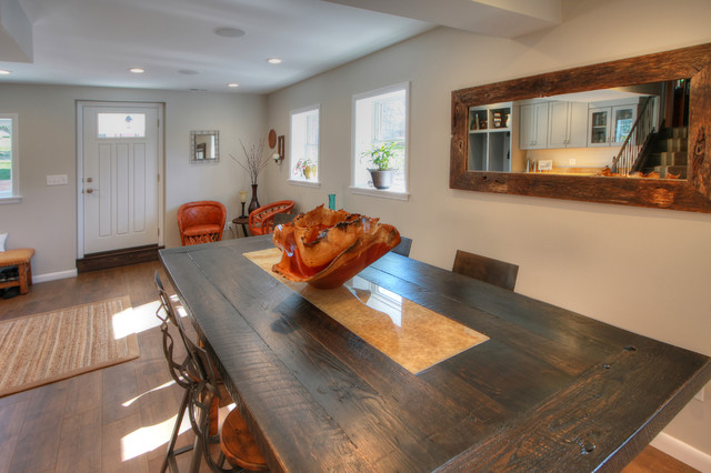 Lower Level Conversion contemporary-basement