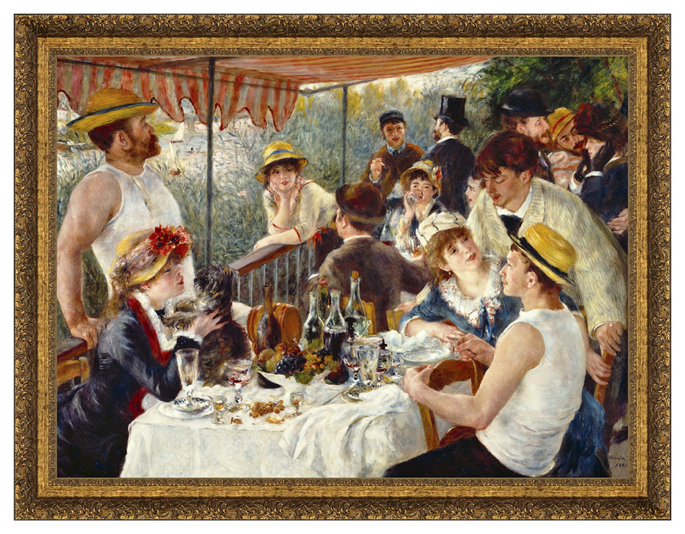 "Luncheon of the Boating Party 1881" Stretched Canvas Replica, 31"x24"