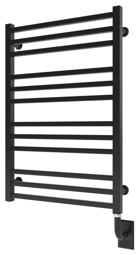 ICO Bath Avento Hydronic Towel Warmer Square Bar, 23.5 Inch x 31 Inch