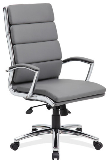 Boss Office CaressoftPlus Executive Chair in Gray