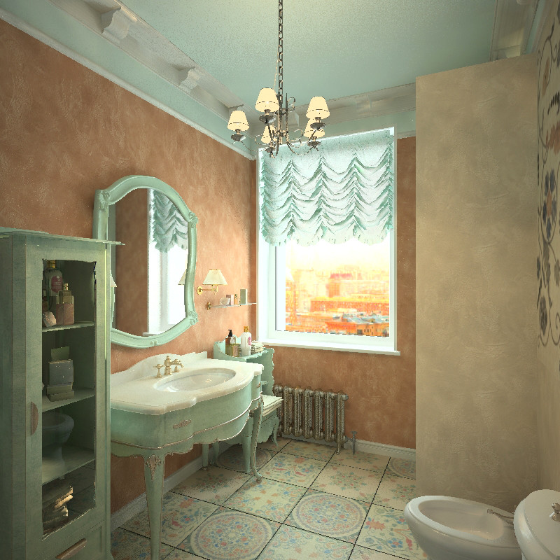 Интерьер в синих тонах