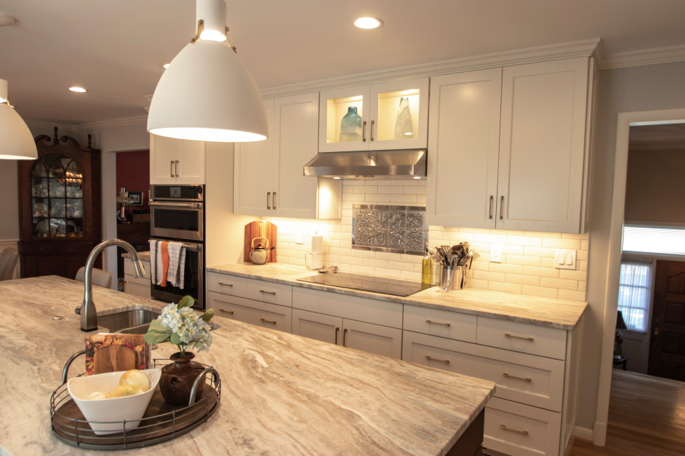 Inspiration for a transitional home design remodel in DC Metro