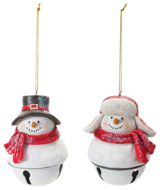 Melrose International Gnome Sleigh Bell Ornament (Set of 12) main image 1
