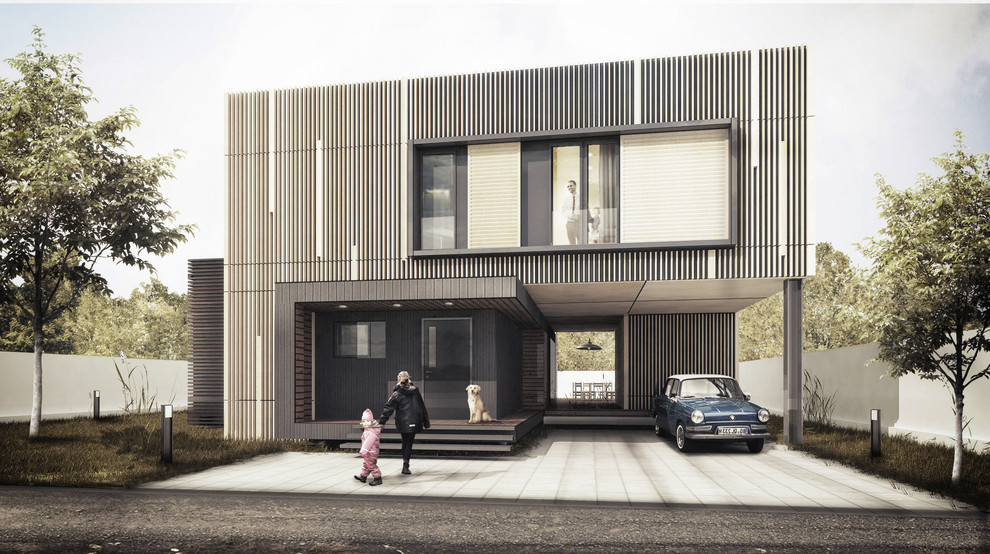 Модульный энергоэффективный дом в Москве