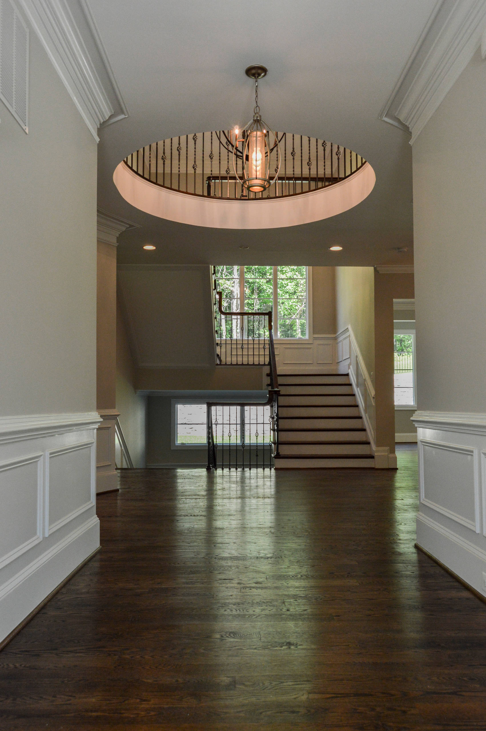 38_European Style Circular Balcony and Multi-level Staircase, Middleburg, VA 201