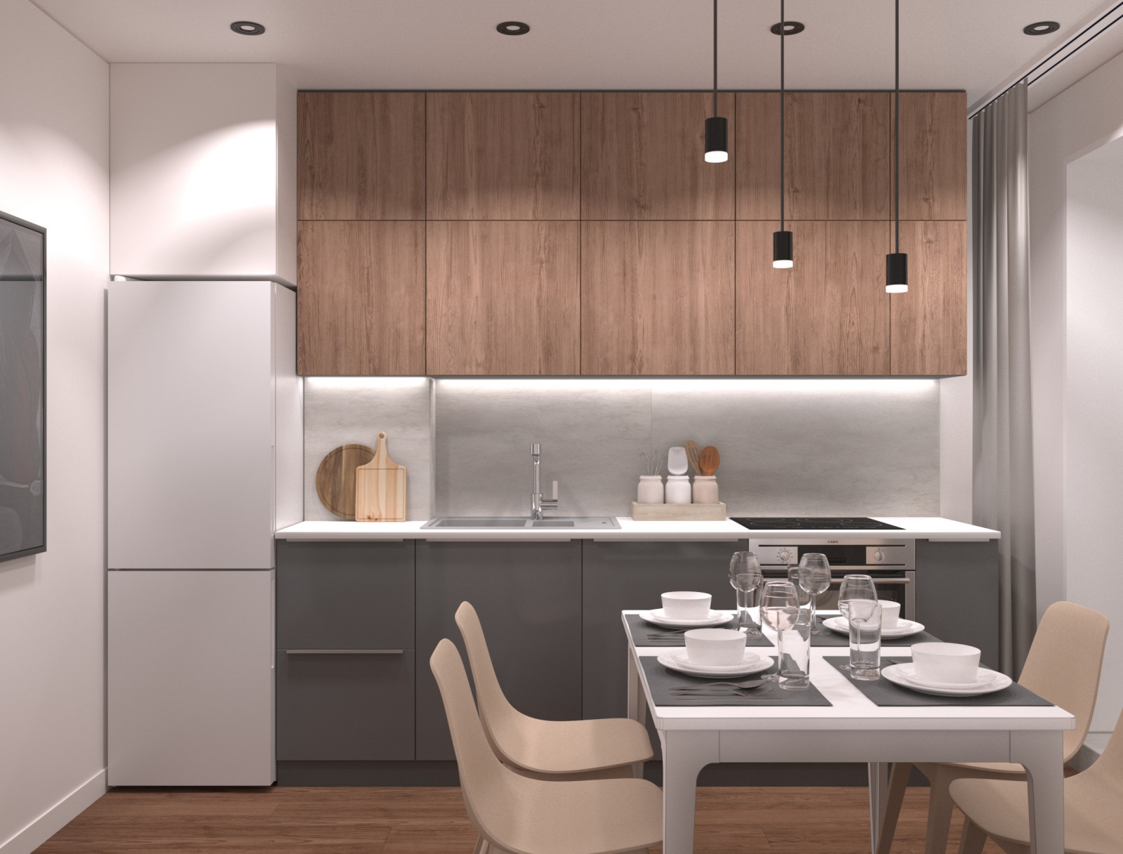 Трехкомнатная квартира 77 м.кв. на проспекте Мира