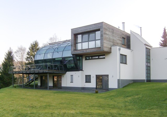 Private Wohnbauprojekte contemporary-fasad