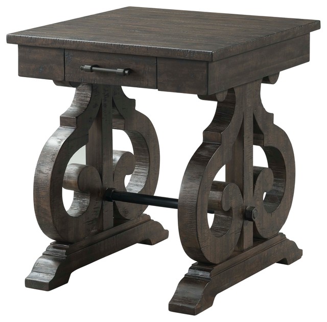 Picket House Furnishings Stanford End Table Traditional Side Tables