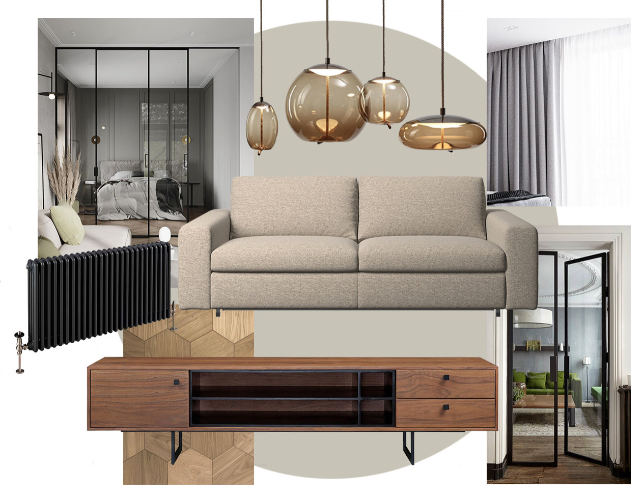 Эскизные проекты - коллажи