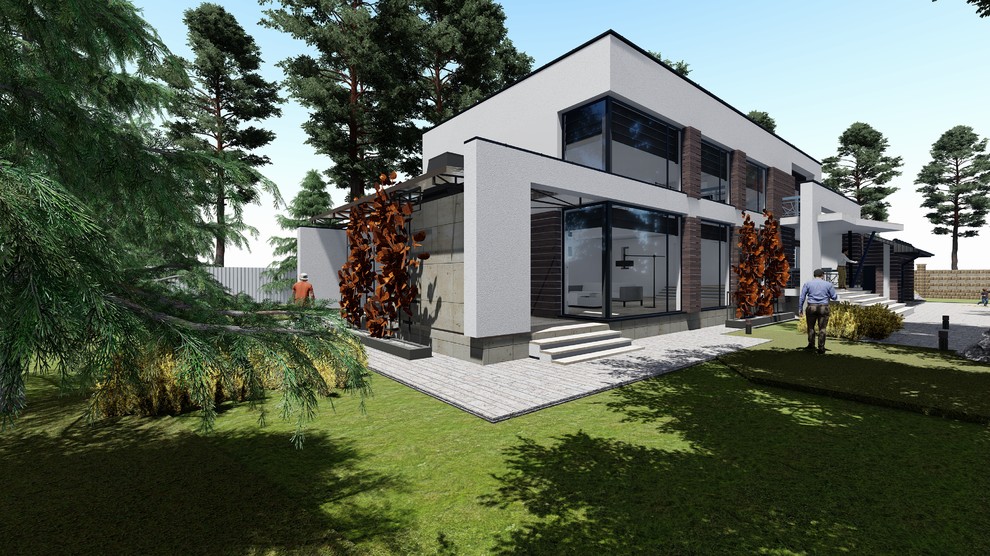 проект реконструкции дома в колодищах, архитектурный проект с визуализацией