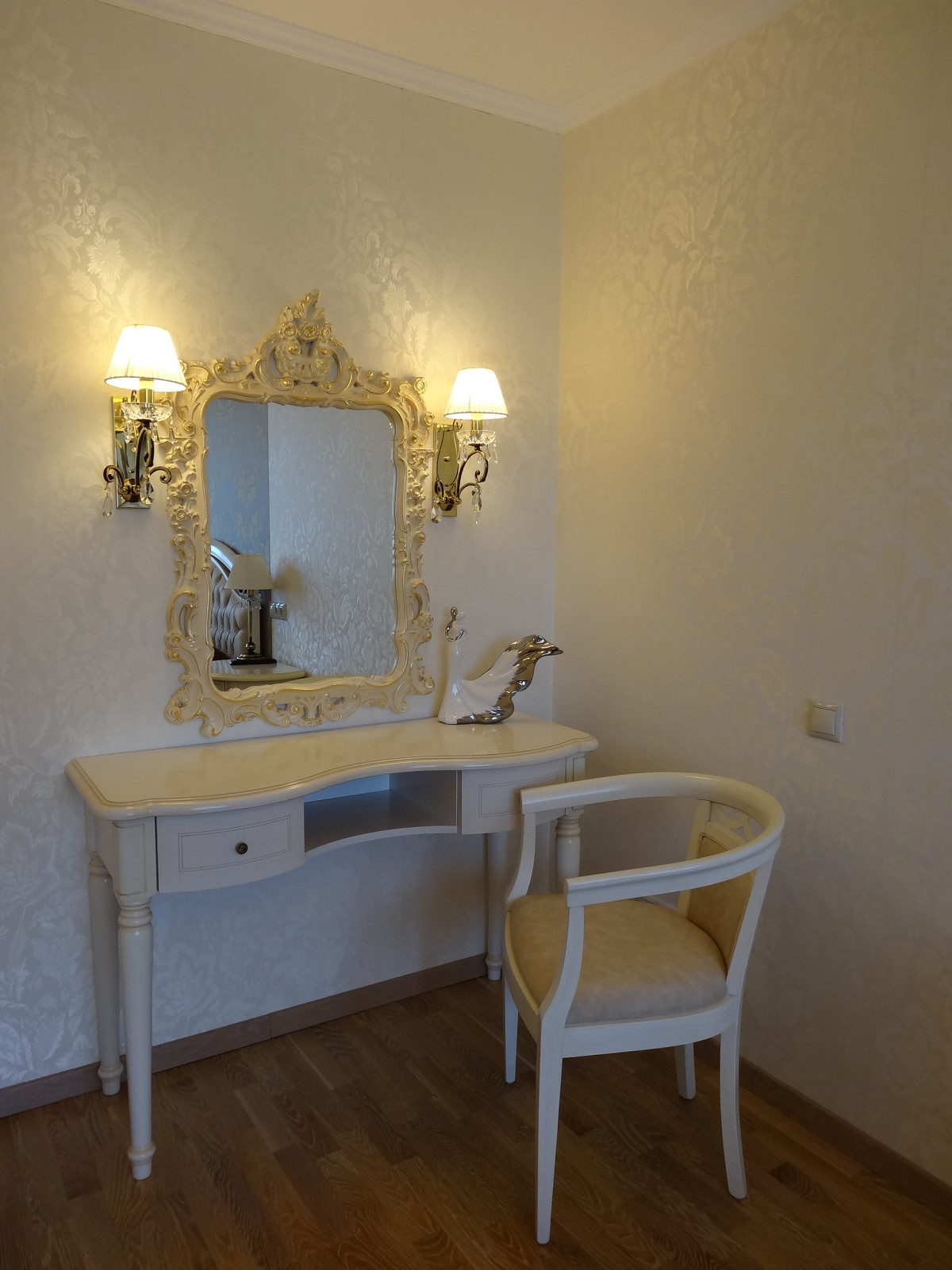 Благородная классика. Фрагмент спальни.