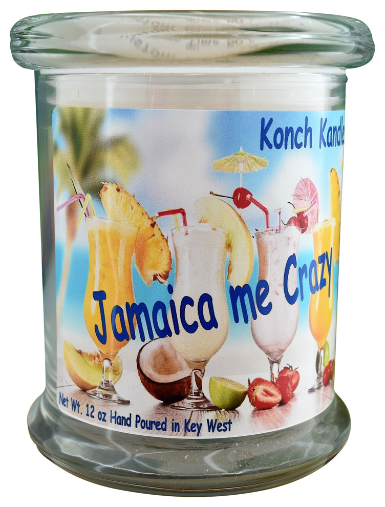 Jamaica Me Crazy 12Oz Tropical Candle Contemporary Candles by