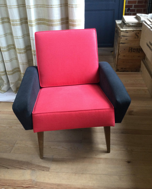 Le style Rockabilly ! midcentury-living-room
