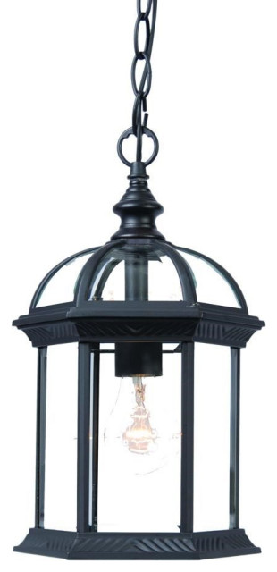 Acclaim Dover 1-Light Outdoor Hanging Lantern 5276BK - Matte Black