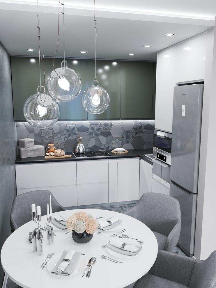 Интерьер таунхауса "50 оттенков серого"