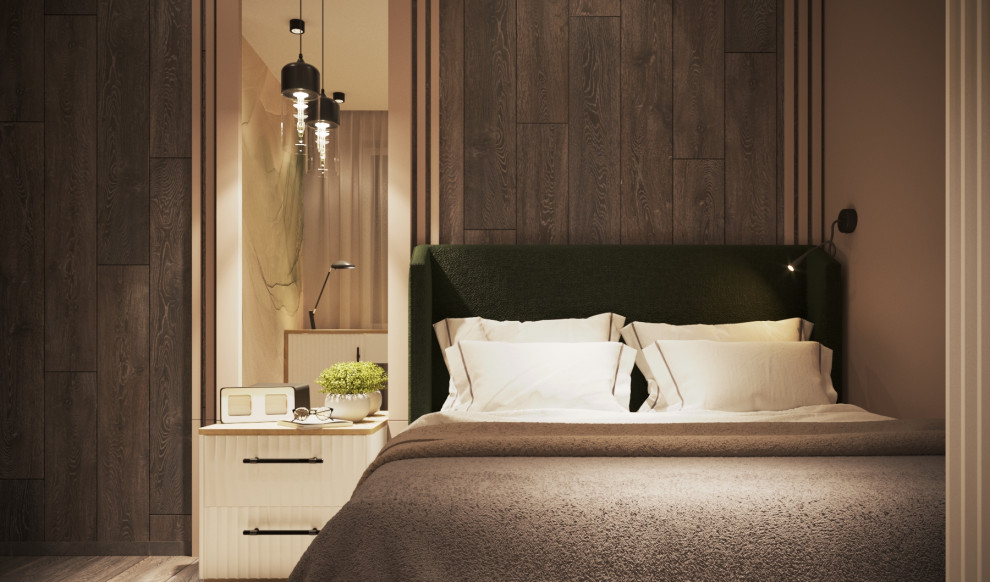 Дом 120 кв.м. _ Спальня_Современный стиль