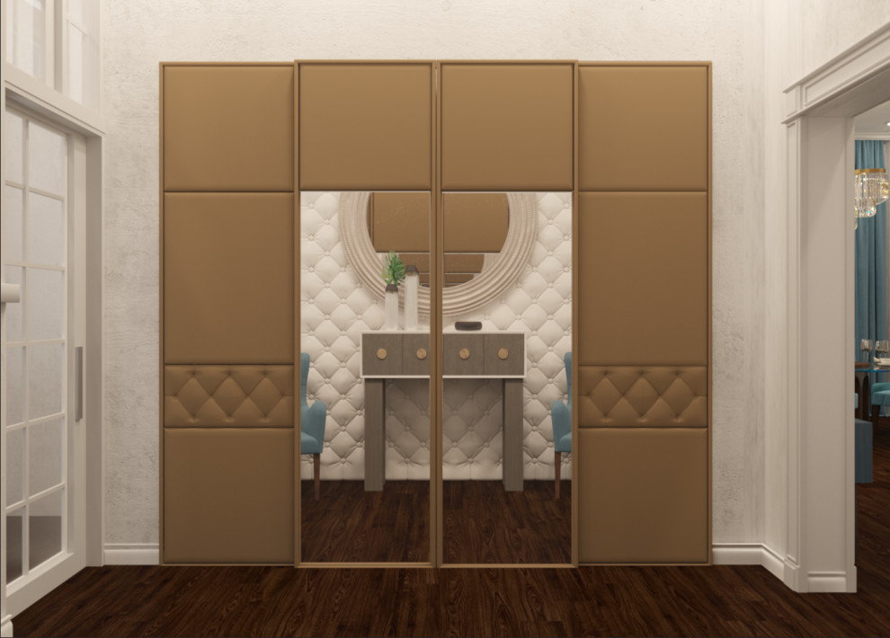 Интерьер обеденной части квартиры 75 кв м