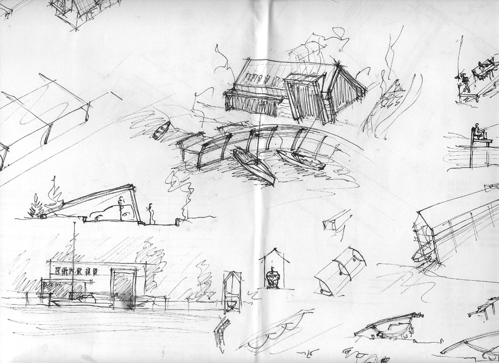 Размышление с карандашом - наброски, малоэтажные частные дома и таунхаусы