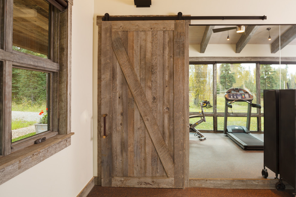 Photo of a country home gym in Salt Lake City.