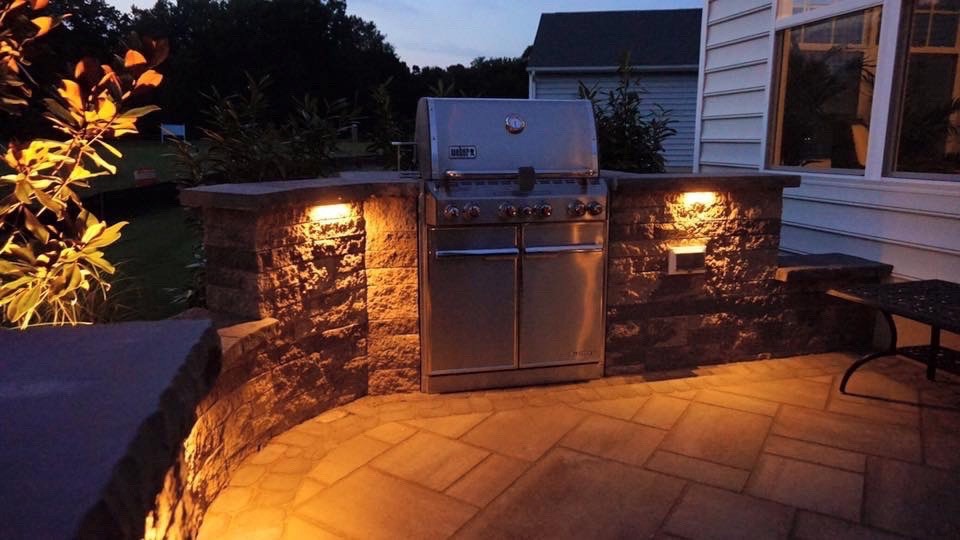 Howell NJ, Patio with Firepit & Kitchen