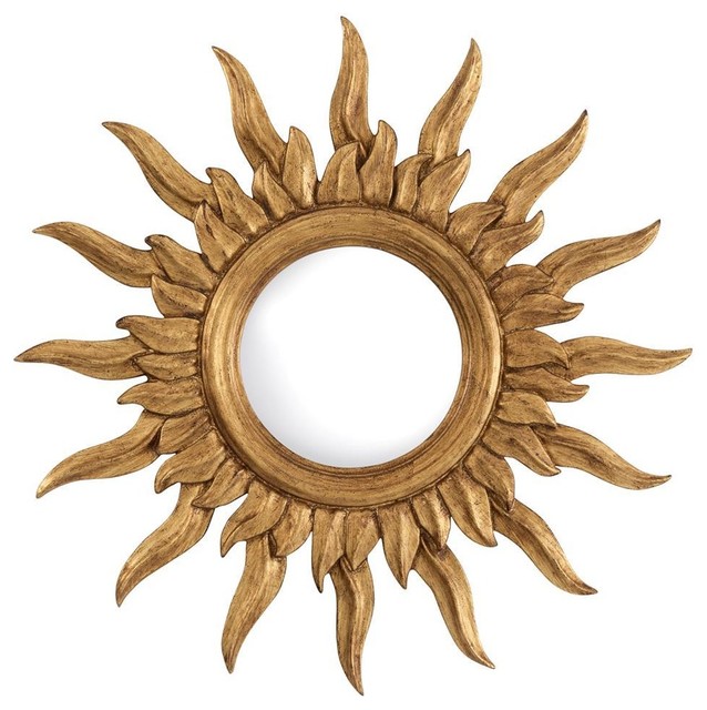 Tribe Sun Mirror Eichholtz Sultan Gold 22 Wx2 Dx22 H