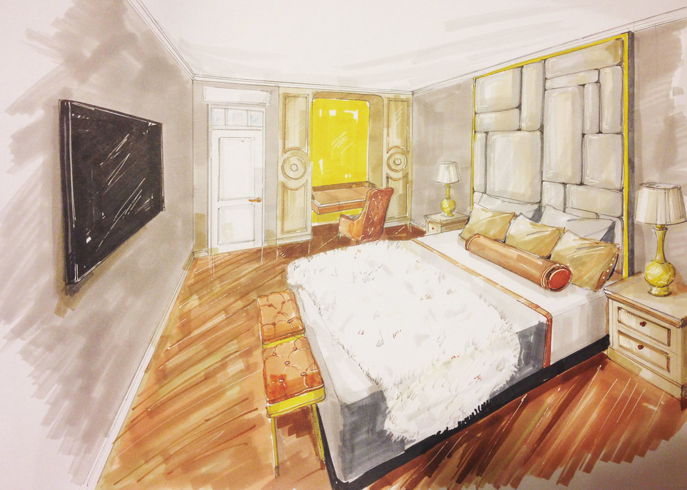 Interior Sketch - Эскизы интерьеров