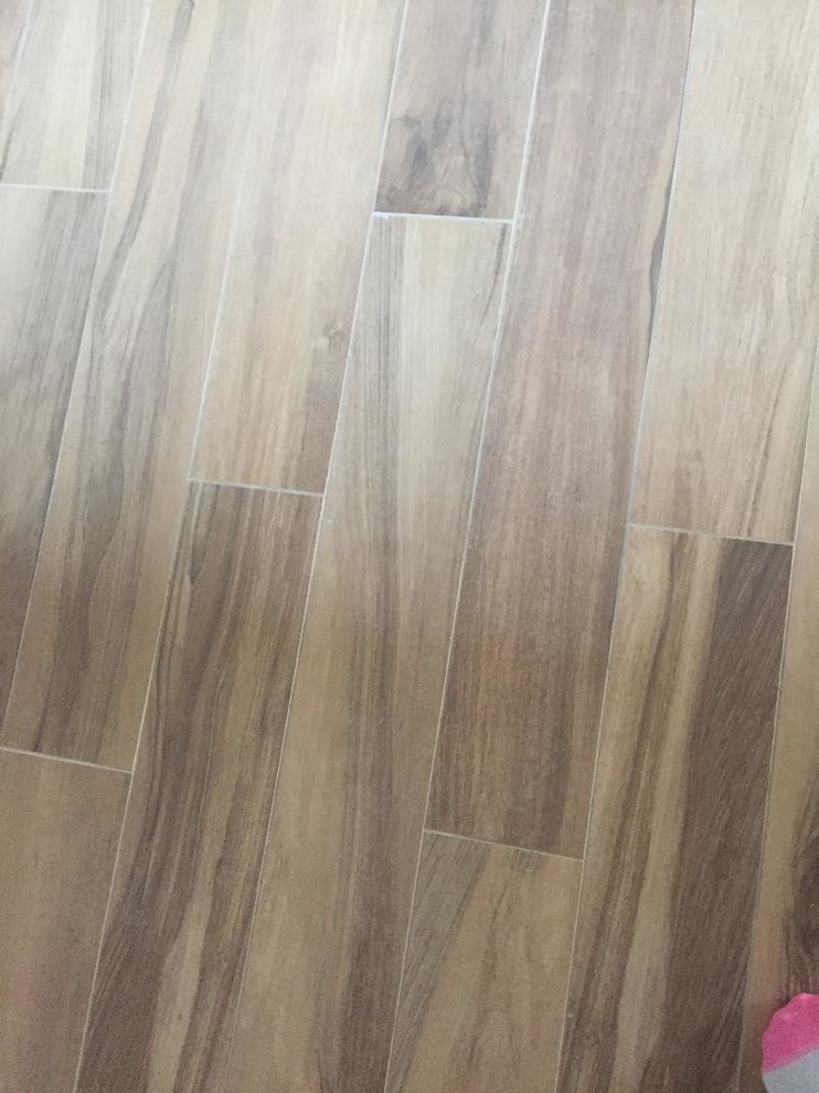 How to get gloss on this glazed porcelain tiles