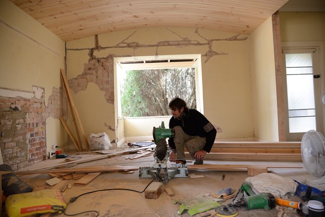 DIY curved ceiling eclectic