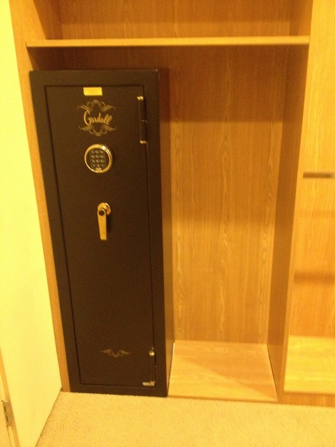 Working Around A Gun Safe Wardrobe Los Angeles By The