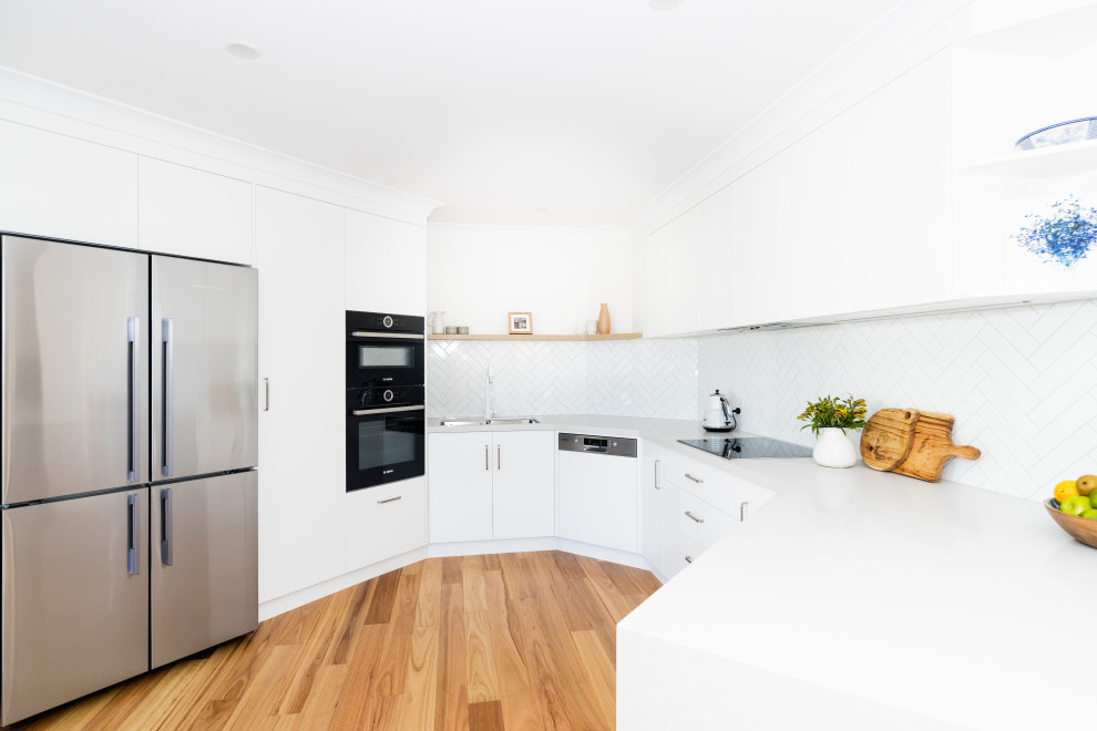 Inspiration for a scandinavian kitchen in Brisbane.