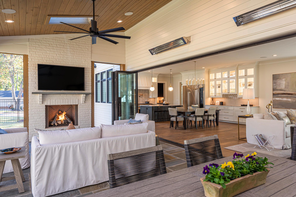 Infill - Moderne - Porche - Raleigh - par Frazier Home Design
