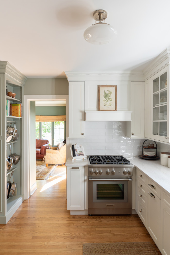 Transitional kitchen photo in Chicago