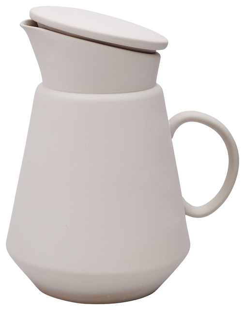 Ceramic Coffee Jug, Grey