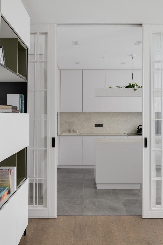 Neoclassicism in the interior of the apartment