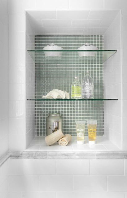 clear glass for shower niche  Tile shower niche, Shower niche, Bathroom  niche