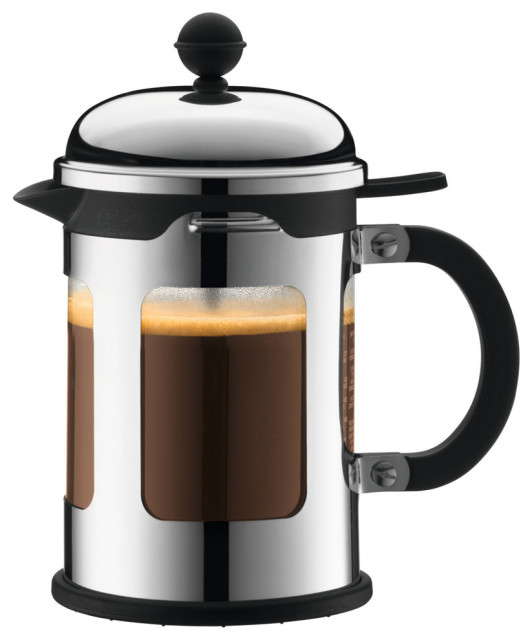 Bodum Chambord French Press Coffee Maker, 3 Cup, 0.35 L, 12 Oz, S/S -  Contemporary - French Presses - by Bodum USA, Inc. | Houzz
