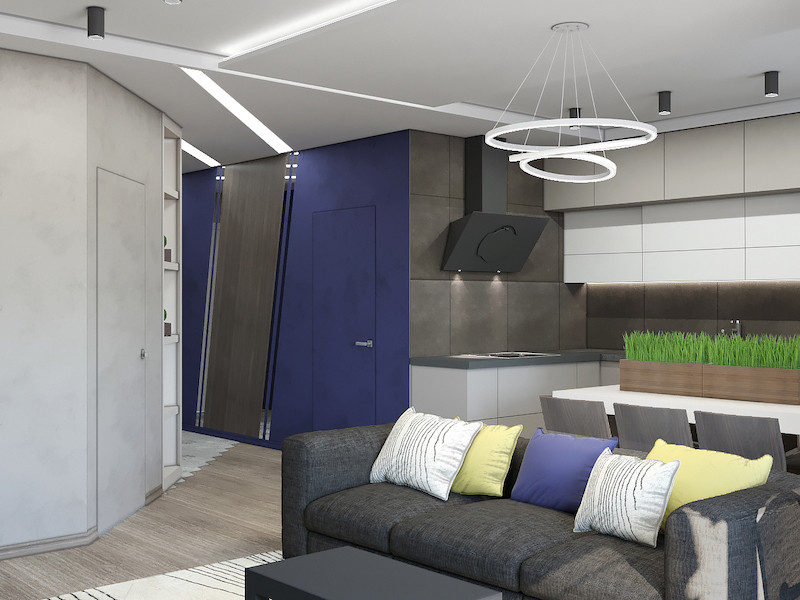 ЖК Cloud Nine, 3 комнаты, 70 м²